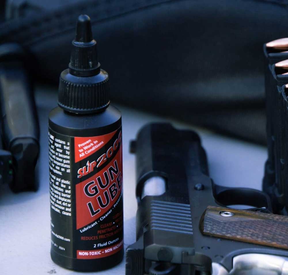 The Slip 2000 gun lube is a synthetic lube